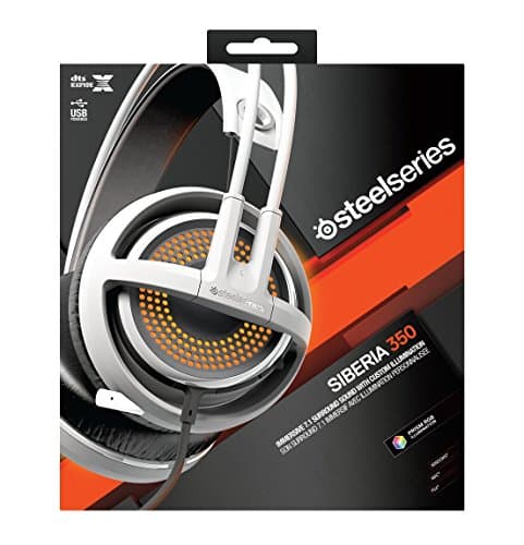 SteelSeries Siberia 350 (White/Black) 7.1 Channel Headset image