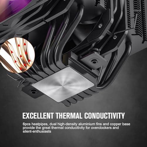 Vetroo U6 Pro Air 152mm 58.2 CFM Black image