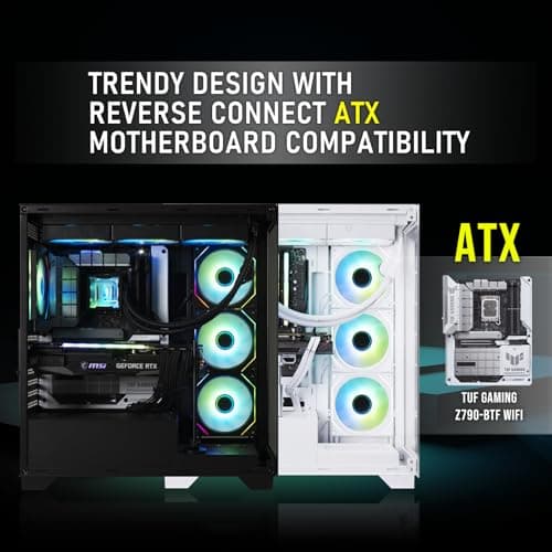 BitFenix CETO Premium ATX Mid Tower Black Tempered Glass image