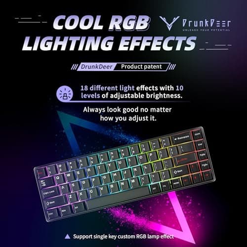 DrunkDeer G65 RGB Wired Gaming Keyboard image