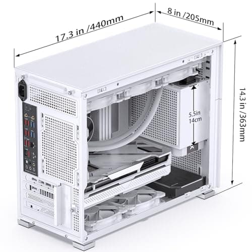 Jonsbo D31 STD Micro ATX Mini Tower Black Tempered Glass image