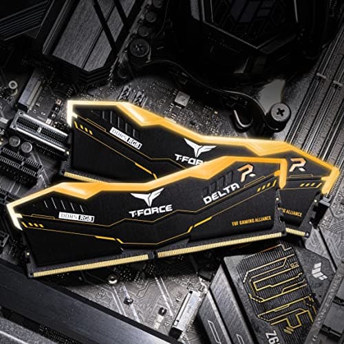 TEAMGROUP T-Force Delta TUF Gaming Alliance RGB Black DDR5-5200 CL40 32GB (2x16GB) image