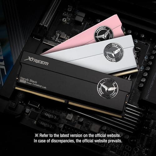 TEAMGROUP T-Force Xtreem Pink DDR5-7200 CL34 32GB (2x16GB) image