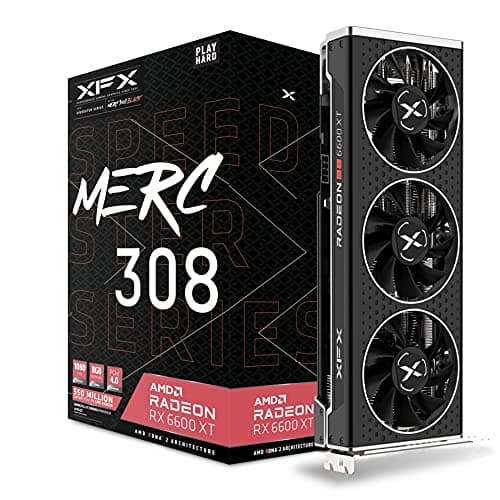 XFX Radeon RX 6600 XT Speedster MERC 308 8GB GDDR6 Black main image