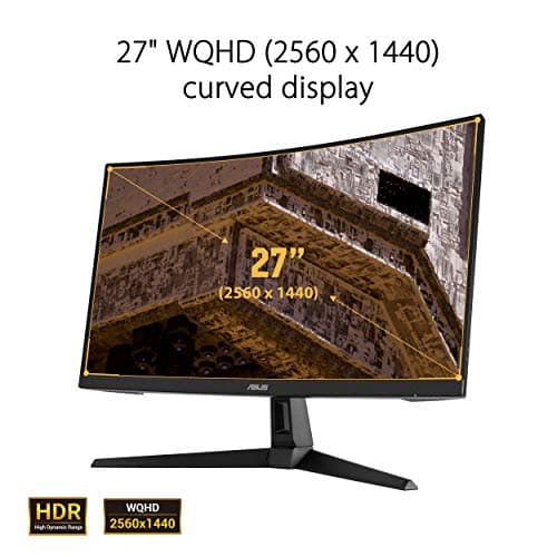 Asus TUF Gaming VG27WQ1B 27" 1440p 165Hz VA Curved Monitor image