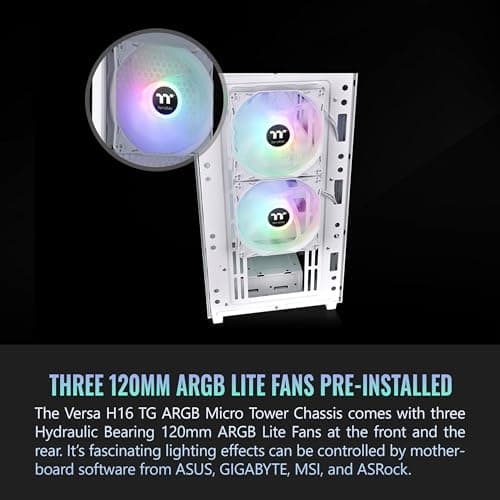 Thermaltake Versa H16 ARGB MicroATX Mini Tower image