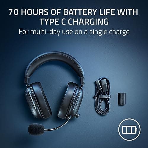 Razer BlackShark V2 HyperSpeed Closed Wireless Gaming Headset image