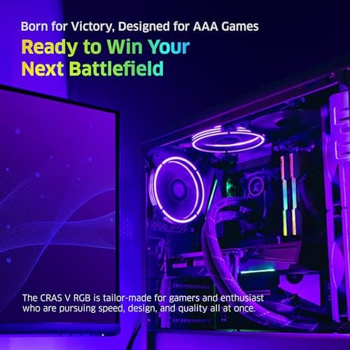 Klevv CRAS V RGB Black DDR5-6400 CL32 64GB (2x32GB) image