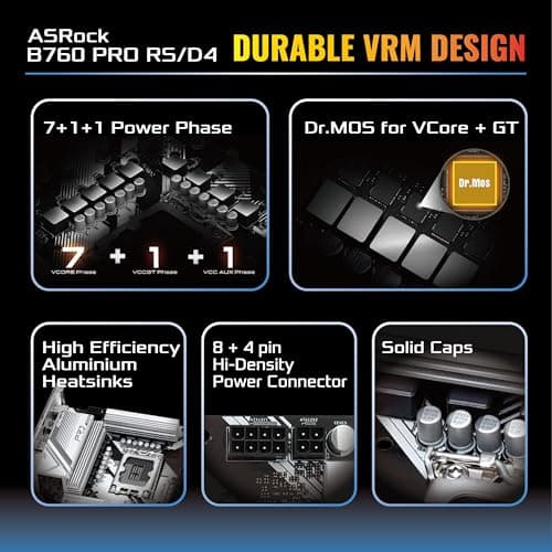 ASRock B760 Pro RS/D4 LGA1700 DDR4 ATX image