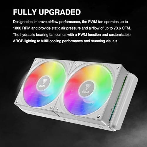 GAMDIAS AURA GL240 V2 Water 240mm 73.6 CFM image