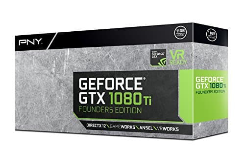 PNY Founders Edition GeForce GTX 1080 Ti 11GB GDDR5X Black / Silver image