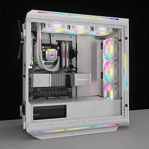 Corsair iCUE AR120 120mm White Digital RGB PWM 59 CFM 1-Pack image