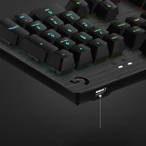 Logitech G512 CARBON Romer-G Tactile Mechanical RGB Wired Gaming Keyboard image