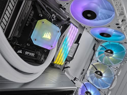Corsair Vengeance RGB RT White / Black DDR4-3600 CL18 32GB (4x8GB) image