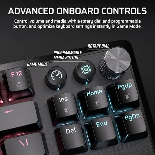 Corsair K70 CORE TKL RGB Bluetooth/Wireless/Wired Gaming Keyboard image
