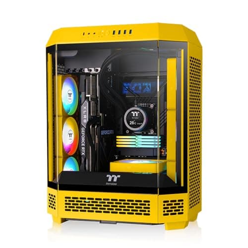 Thermaltake CT120 EX 120mm Yellow ARGB Sync PWM 68 CFM 3-Pack image