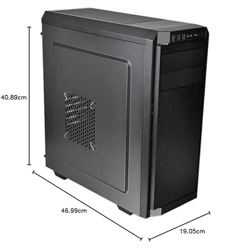 Thermaltake V100 ATX Mid Tower Black Perforated image