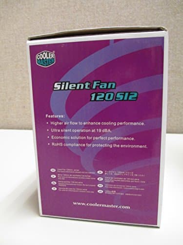 Cooler Master Sleeve Bearing 120mm Silent Fan for Computer Cases, CPU Coolers, and Radiators (Value 4-Pack) image