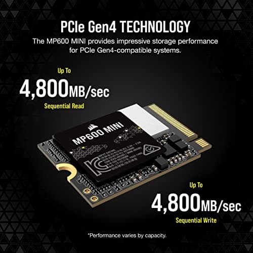 Corsair MP600 MINI 1TB SSD M.2-2230 PCIe 4.0 x4 NVMe image