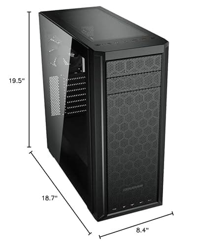 Cougar MX330-G ATX Mid Tower Black Tempered Glass Side Panel image