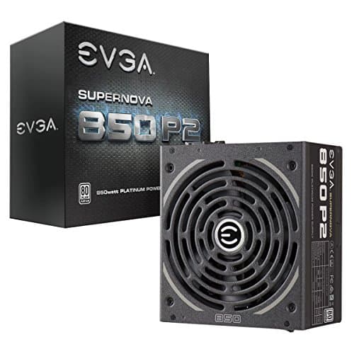 EVGA SuperNOVA 850 P2, 80+ PLATINUM 850W, Fully Modular , EVGA ECO Mode, 10 Year Warranty , Includes FREE Power On Self Tester Power Supply main image