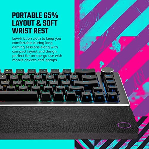 Cooler Master CK721 RGB Bluetooth/Wireless/Wired Gaming Keyboard image