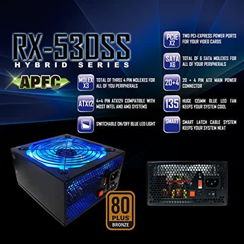 Raidmax RX-530SS 530W Semi-Modular image