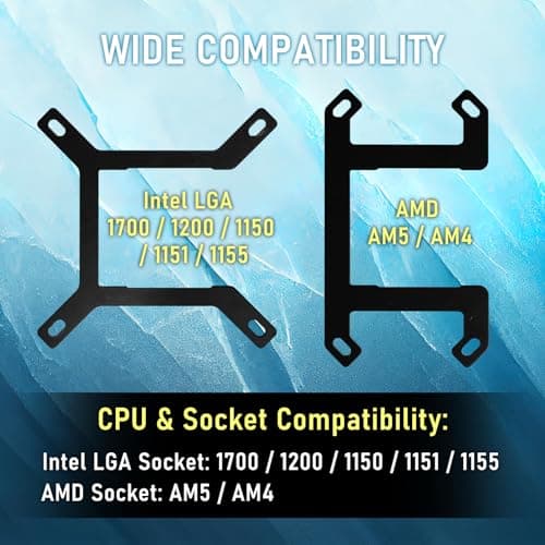 BitFenix Cube Water 360mm ARGB 60 CFM Black image