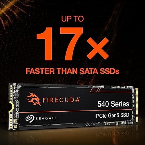 Seagate FireCuda 540 2TB M.2 SSD PCIe 5.0 NVMe image