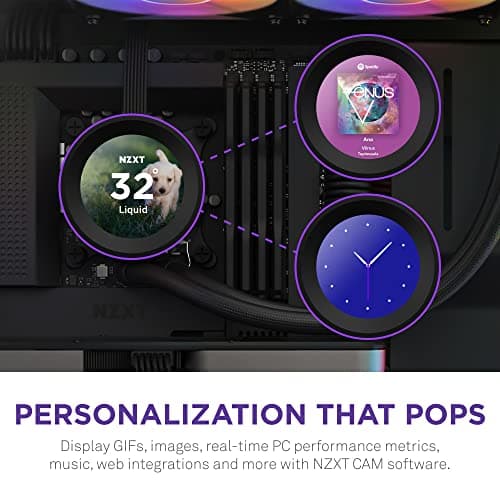 NZXT Kraken Elite 360 Water 360mm RGB 78.02 CFM Black image