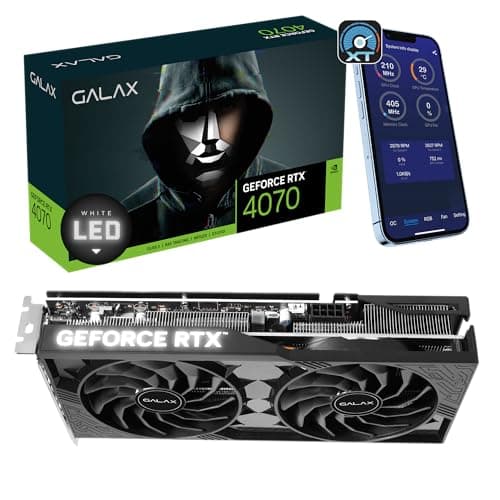 KFA2 1-Click OC 2X GeForce RTX 4070 12GB GDDR6X Black main image