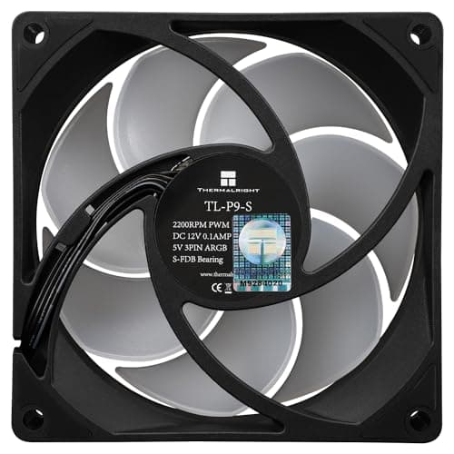Thermalright TL-P9 92mm Black PWM Addressable RGB 32.77 CFM image