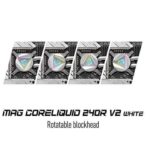 MSI MAG CORELIQUID 240R V2 Water 240mm White image