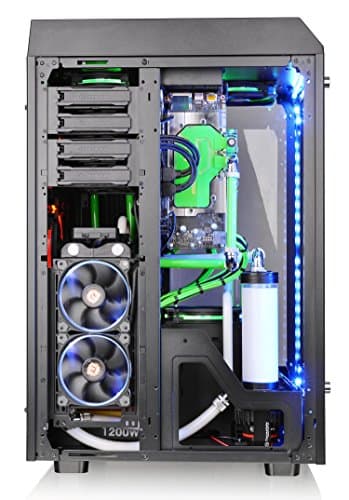Thermaltake Tower 900 ATX Full Tower Black with Tempered Glass Side Panel and USB 3.2 Gen 1 Type-A image
