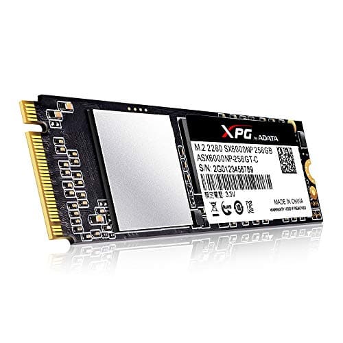 ADATA XPG SX6000 256GB SSD M.2-2280 PCIe 3.0 X2 NVMe image