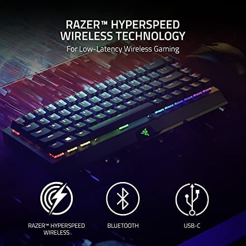 Razer BlackWidow V3 Mini HyperSpeed RGB Wireless Razer Green Mechanical Gaming Keyboard image