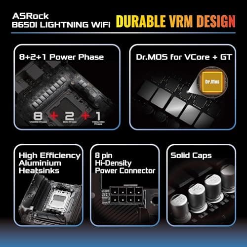 ASRock B650I Lightning Wifi AM5 DDR5 Mini ITX image