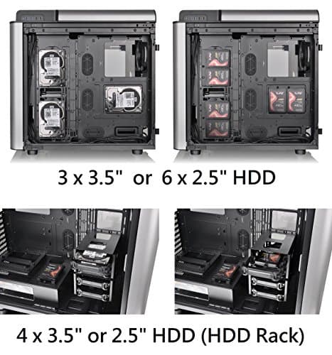 Thermaltake Level 20 GT RGB Plus ATX Full Tower Black / Silver Tempered Glass Side Panel image