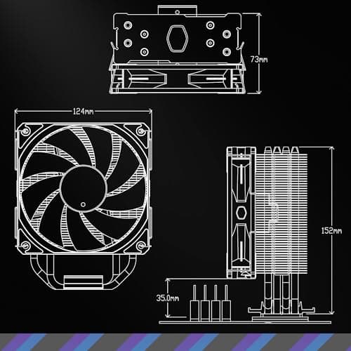 Cooler Master Hyper 212 Spectrum V3 Air 152mm Black / Silver image