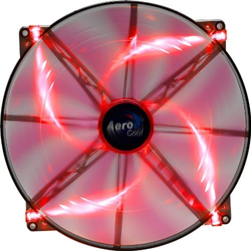 Aerocool Silent Master 200mm Red 76CFM image