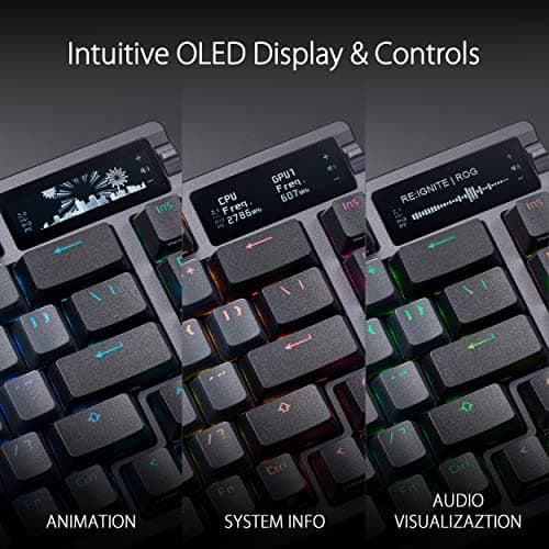 Asus ROG Azoth RGB Bluetooth/Wireless/Wired Mini Mechanical Gaming Keyboard image