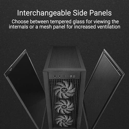 Asus TUF Gaming GT302 ATX Mid Tower Black ARGB Tempered Glass image