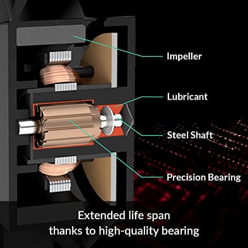 ARCTIC BioniX F140 140mm Black / White 104 CFM image
