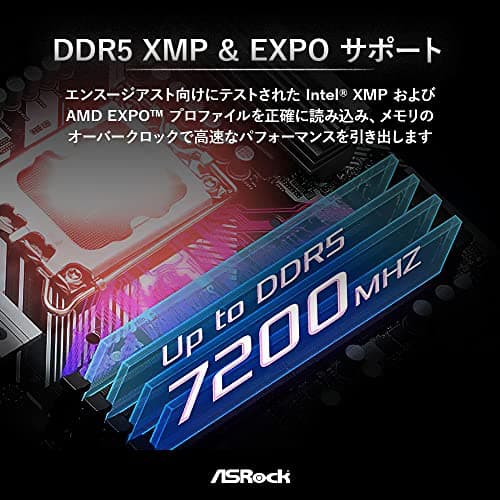 ASRock Z790 PRO RS WiFi Intel LGA1700 (14th,13th,12th Gen) ATX Motherboard DDR5 7200 MHz 256 GB PCIE 5.0 x 16 Realtek ALC897 7.1 CH Dragon 2.5G LAN WiFi 6E Bluetooth 8 SATA3 4 Hyper M.2 image