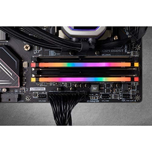 VENGEANCE® RGB PRO 32GB (2 x 16GB) DDR4 DRAM 3600MHz C18 Memory Kit — Black image