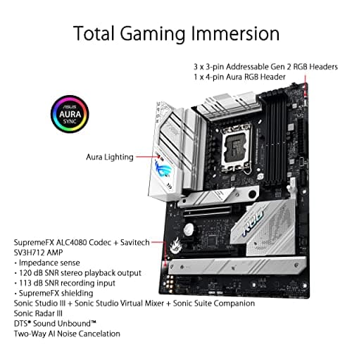 Asus B760 ROG STRIX B760-A GAMING WIFI D4 DDR4 ATX image