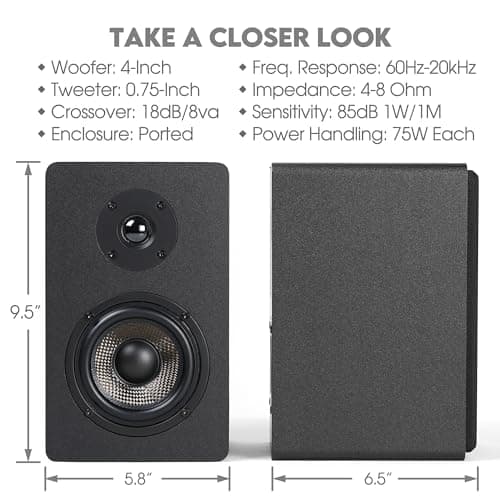 Micca MB42X 2.0 Channel 150 W Speaker System image