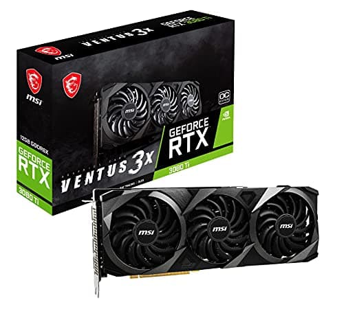 MSI VENTUS 3X OC GeForce RTX 3080 Ti 12GB GDDR6X Black / Silver main image