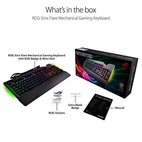 Asus ROG Strix Flare RGB Wired Gaming Keyboard image