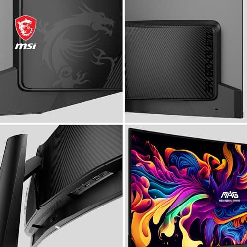 MSI MAG 341CQP 34" 3440x1440 175Hz QD-OLED Curved Monitor image